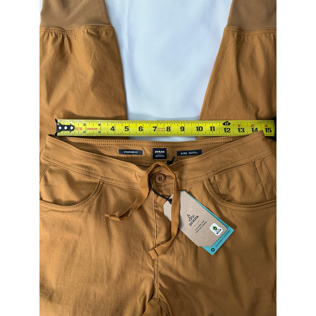 Women's PrAna Halle E‑Waist Jogger II – Antique Bronze /Tumeric - Size 6 RG NWT