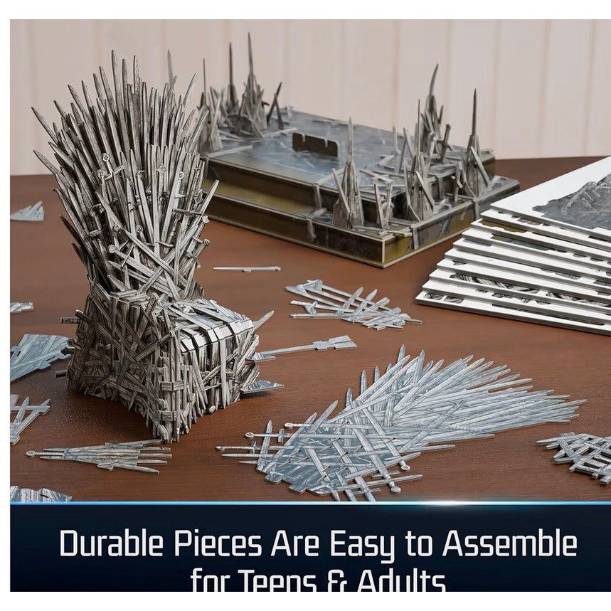 Game of Thrones Iron Throne 3D Model Kit 219pcs House of the Dragon Sealed Box