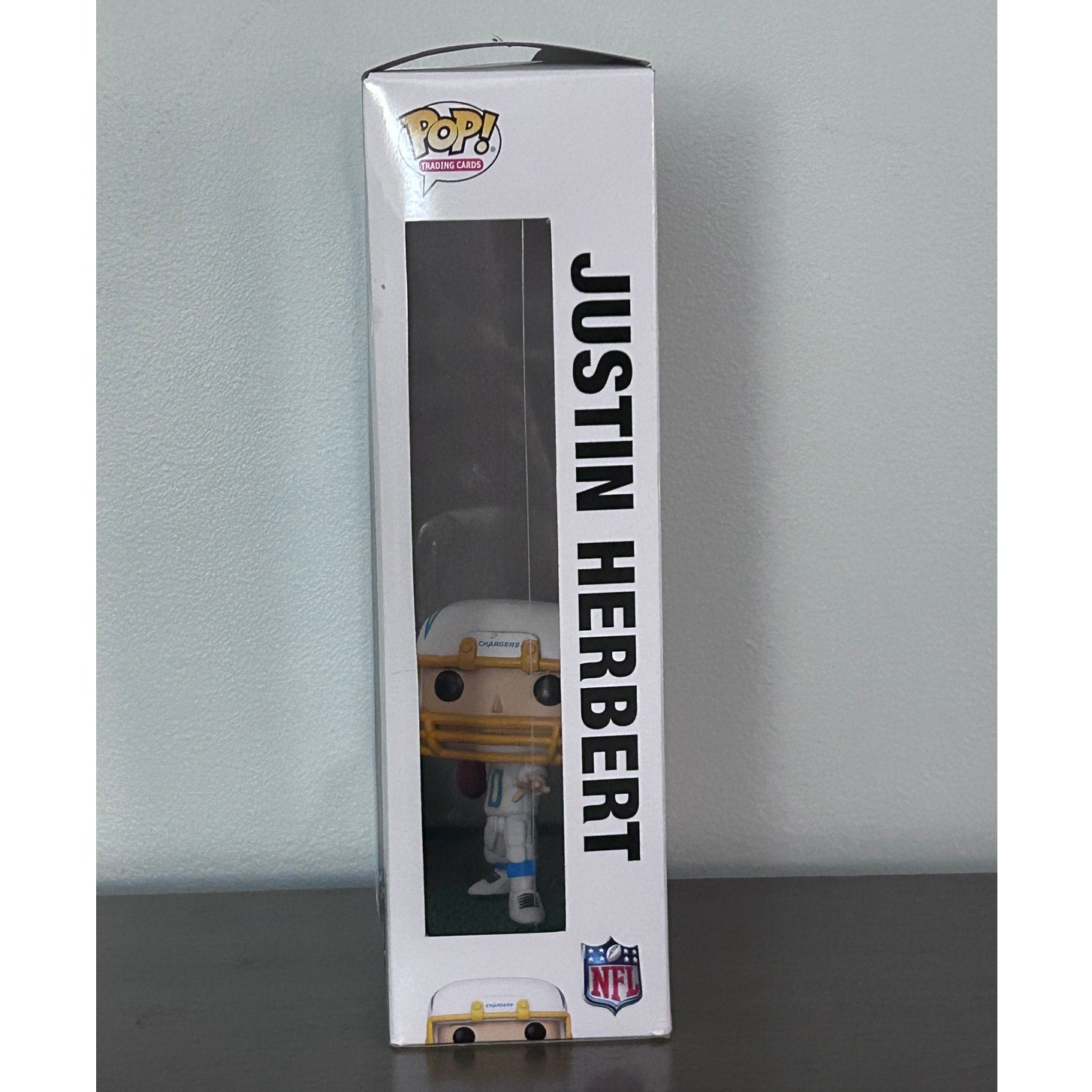 Justin Herbert Funko Pop Trading Card #08 Panini Prizm NFL Chargers Figure