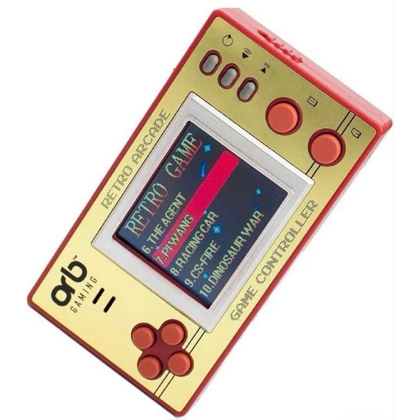 ORB Mini Handheld Retro Arcade Console Battery Operated Tiny Old School Games
