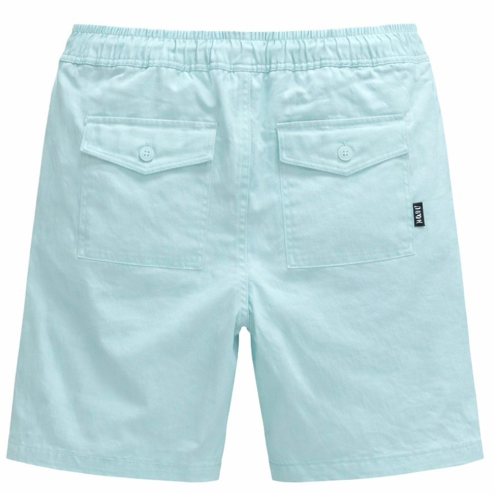 Mens Neff Board Shorts Elastic Waist Drawstring Pockets Turquoise Sz LARGE NWT