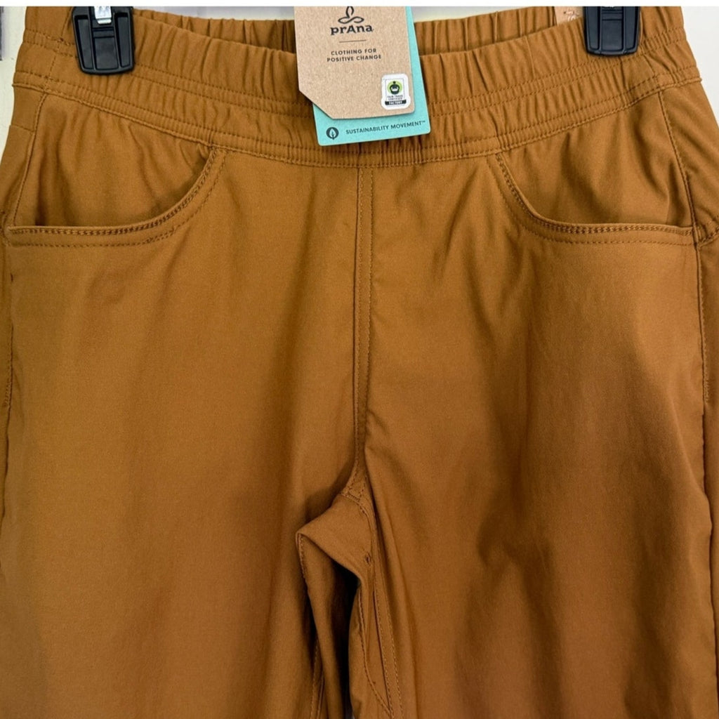 Women's PrAna Halle E‑Waist Jogger II – Antique Bronze /Tumeric - Size 2 NWT