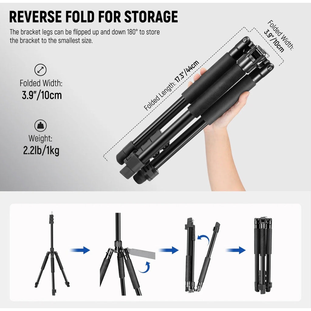 NEEWER ST195 195cm Versatile Portable Photography Light Stand Adjustable Height