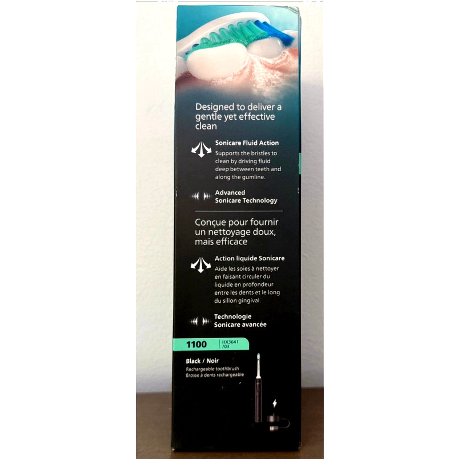 Philips Sonicare 1100 Series Electric Toothbrush w/ Timer, 14 day Charge ++BONUS