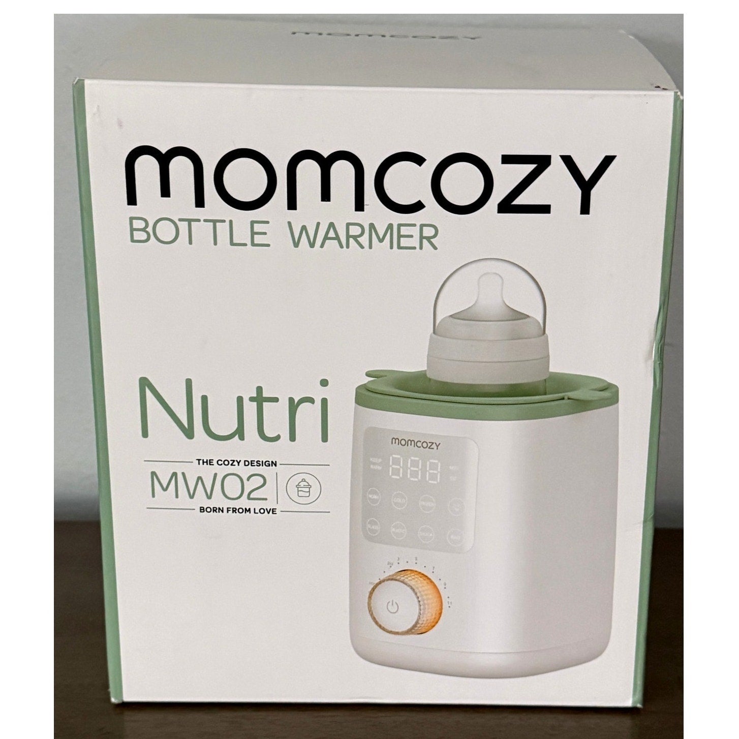 Momcozy Fast Baby Bottle Warmer for All Bottles Breastmilk Timer & Auto Shut-Off