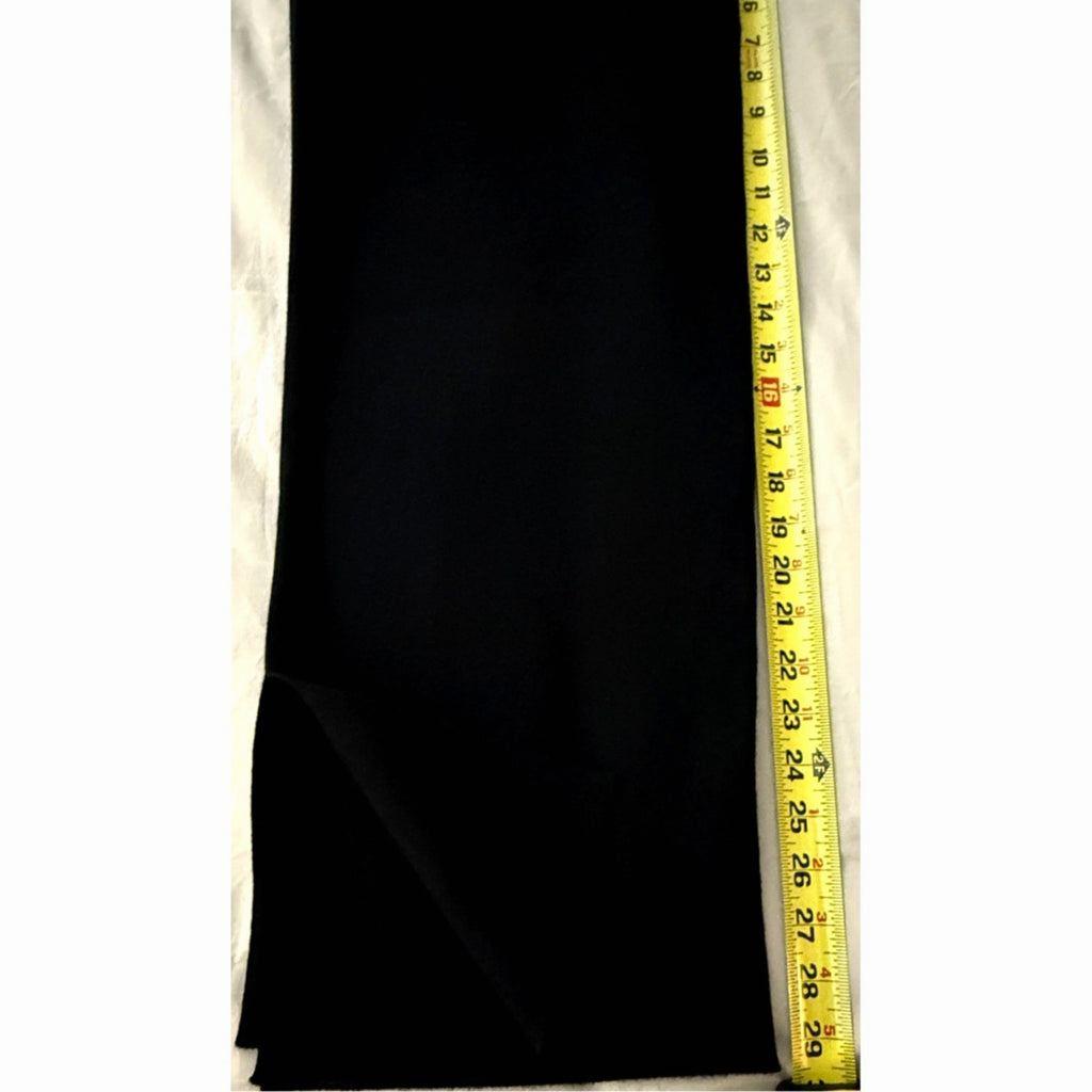 New Monrow Sweater Knit Bootcut Black Pant Feature Ankle Accent Slits Sz XS NWT