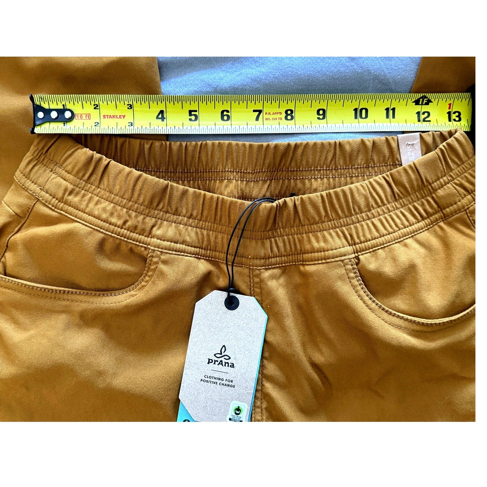 Women's PrAna Halle E‑Waist Jogger II – Antique Bronze /Tumeric - Size 6 NWT