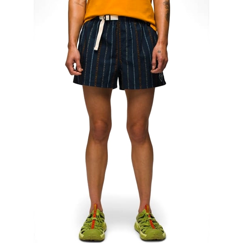 Womens Prana 90s Style Inspired Indio Heritage Shorts Stormy / Navy Sz Small 3"