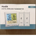 Hodik Digital Wireless Thermometer Refrigerator Freezer Alarm 2 Remote Sensors