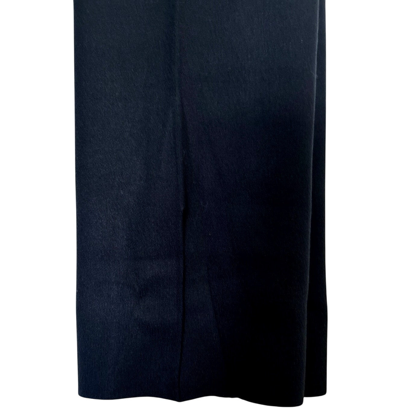 New Monrow Sweater Knit Bootcut Black Pant Feature Ankle Accent Slits Sz XS NWT