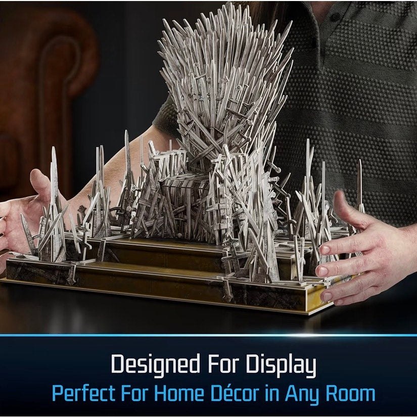 Game of Thrones Iron Throne 3D Model Kit 219pcs House of the Dragon Sealed Box