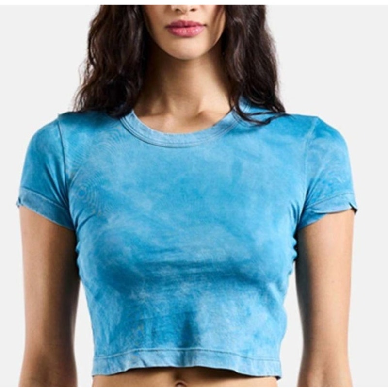 Cotton Citizen Standard Baby Tee Vintage Sky Blue Women's Size Small New