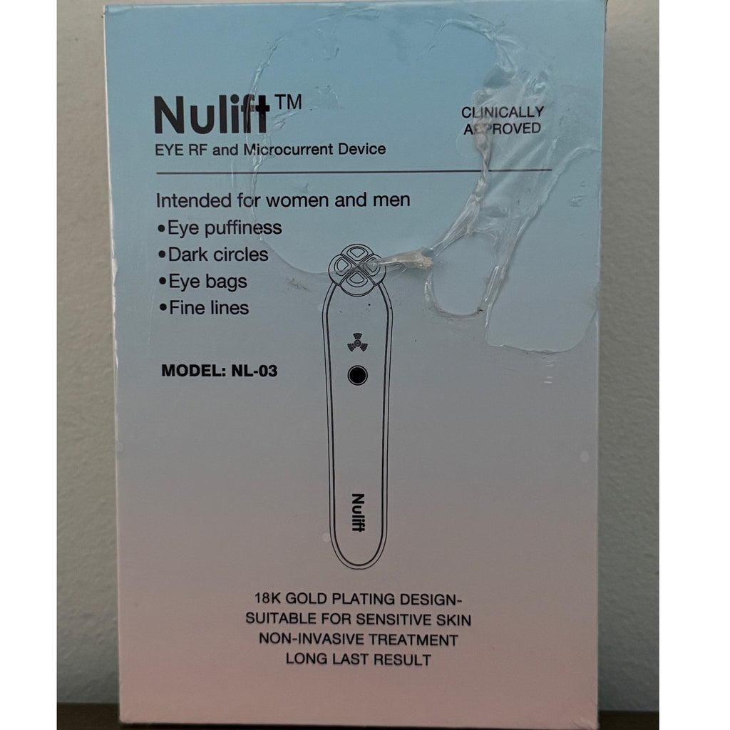 Nulift Eye RF & Microcurrent Bags Fine Lines Puffiness Dark Circles New Sealed
