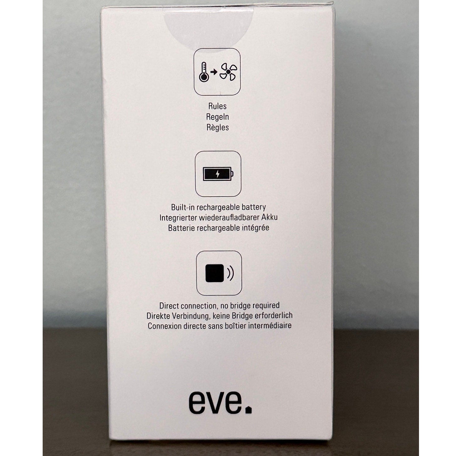 Eve Room Air Quality Monitor VOC Temp Humidity Sensor Home Kit E‑Ink Display NEW