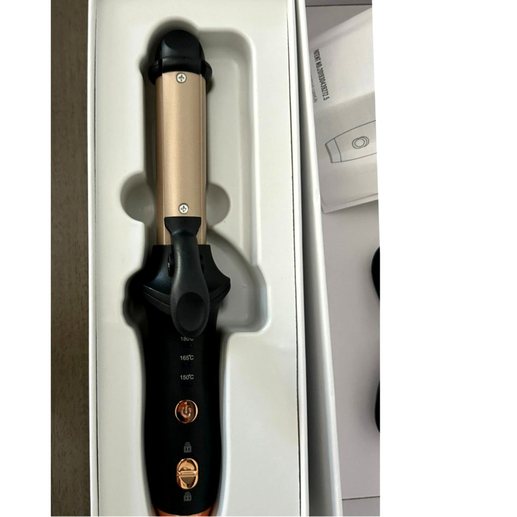 Cordless Ceramic Hair Straightener Curler Compact Portable Rechargeable Travel