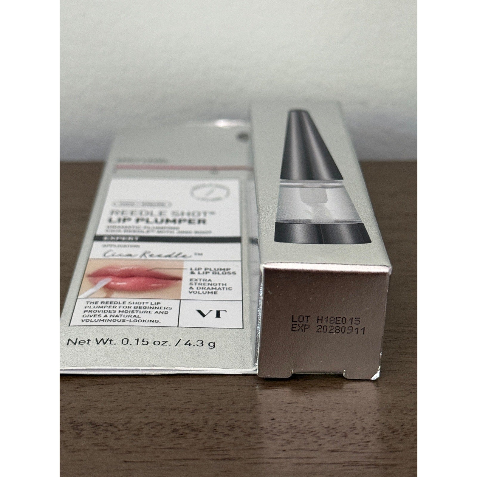 VTCosmetics Reedle Shot Lip Plumper Experts Clear .15oz Korean Beauty NEW