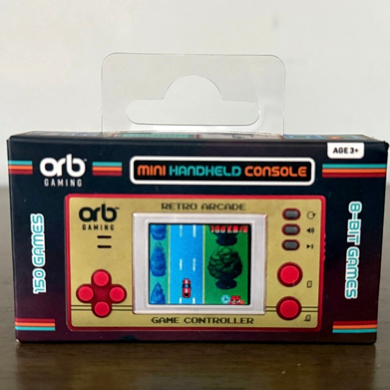 ORB Mini Handheld Retro Arcade Console Battery Operated Tiny Old School Games