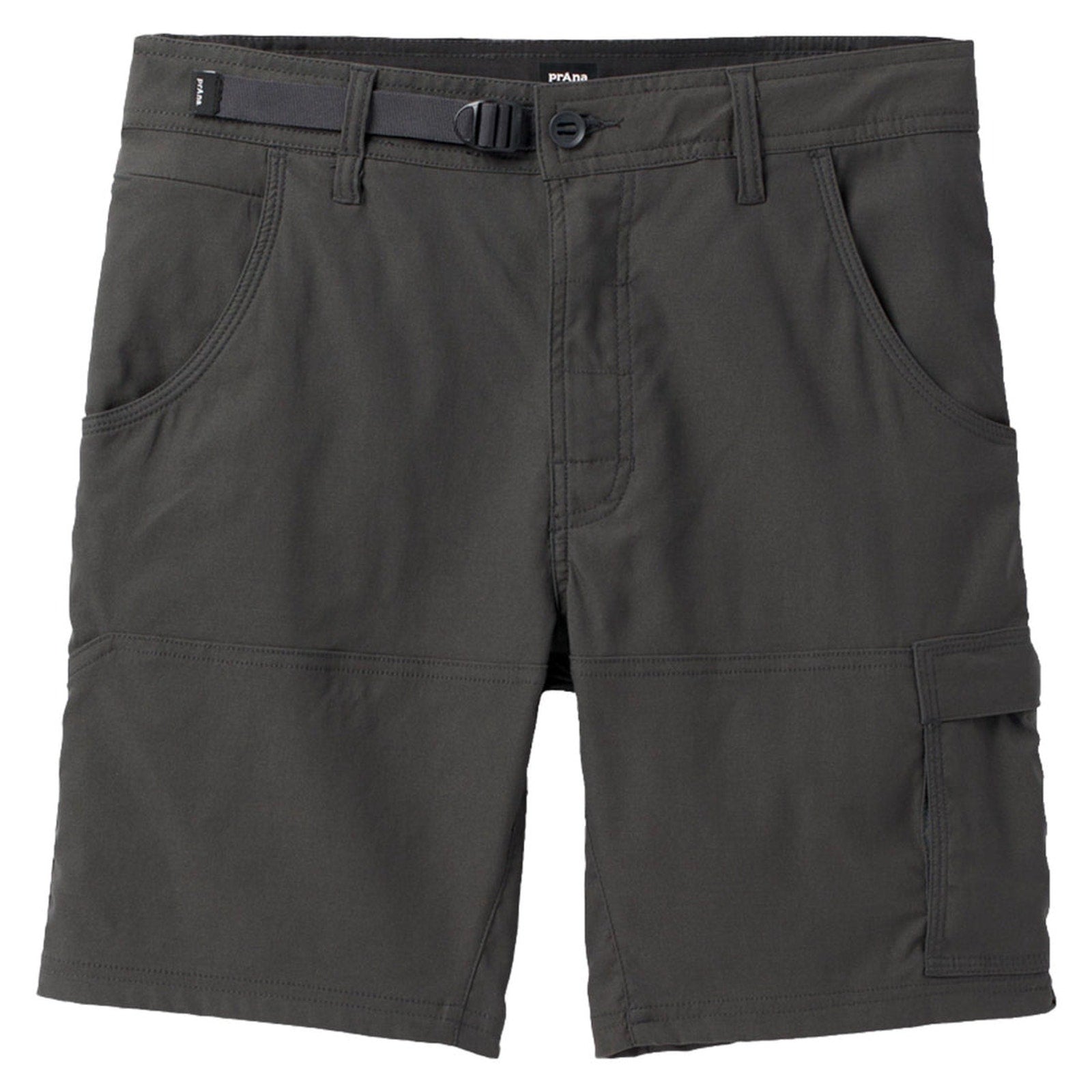 Mens PrAna Stretch Zion Short II Size 40 Waist Built in Belt Dark Iron Gray NWT