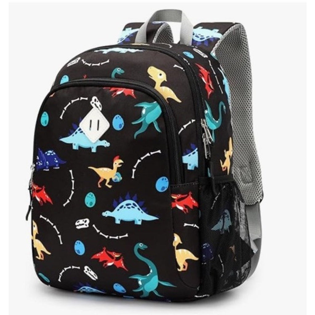 Dinosaur Kids Backpack 15” Lightweight Water‑Resistant School Reflective Bag NEW