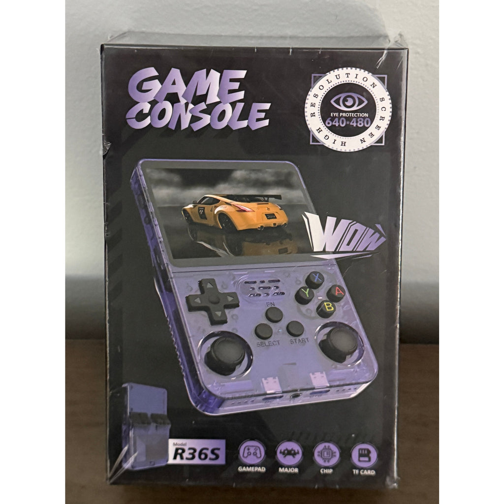 Fun Little Portable Handheld Video Game Console 3.5 Inch Screen Red NIB