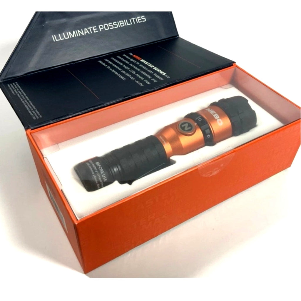 NEBO Master Series FL750  Rechargeable IP67 Waterproof Flashlight NIB