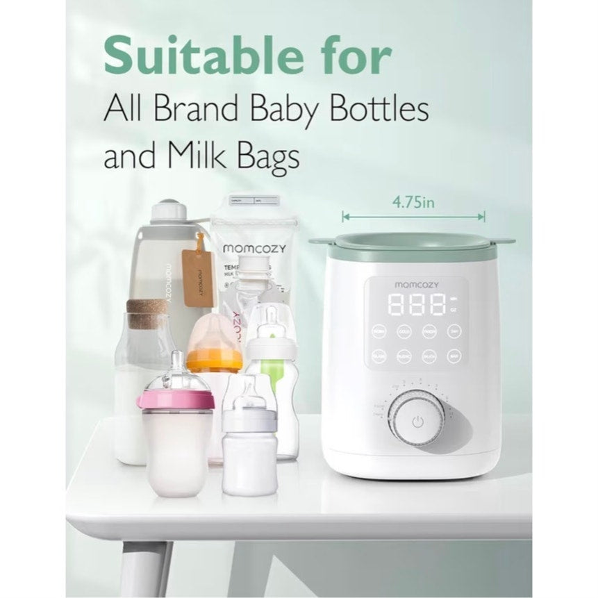 Momcozy Fast Baby Bottle Warmer for All Bottles Breastmilk Timer & Auto Shut-Off