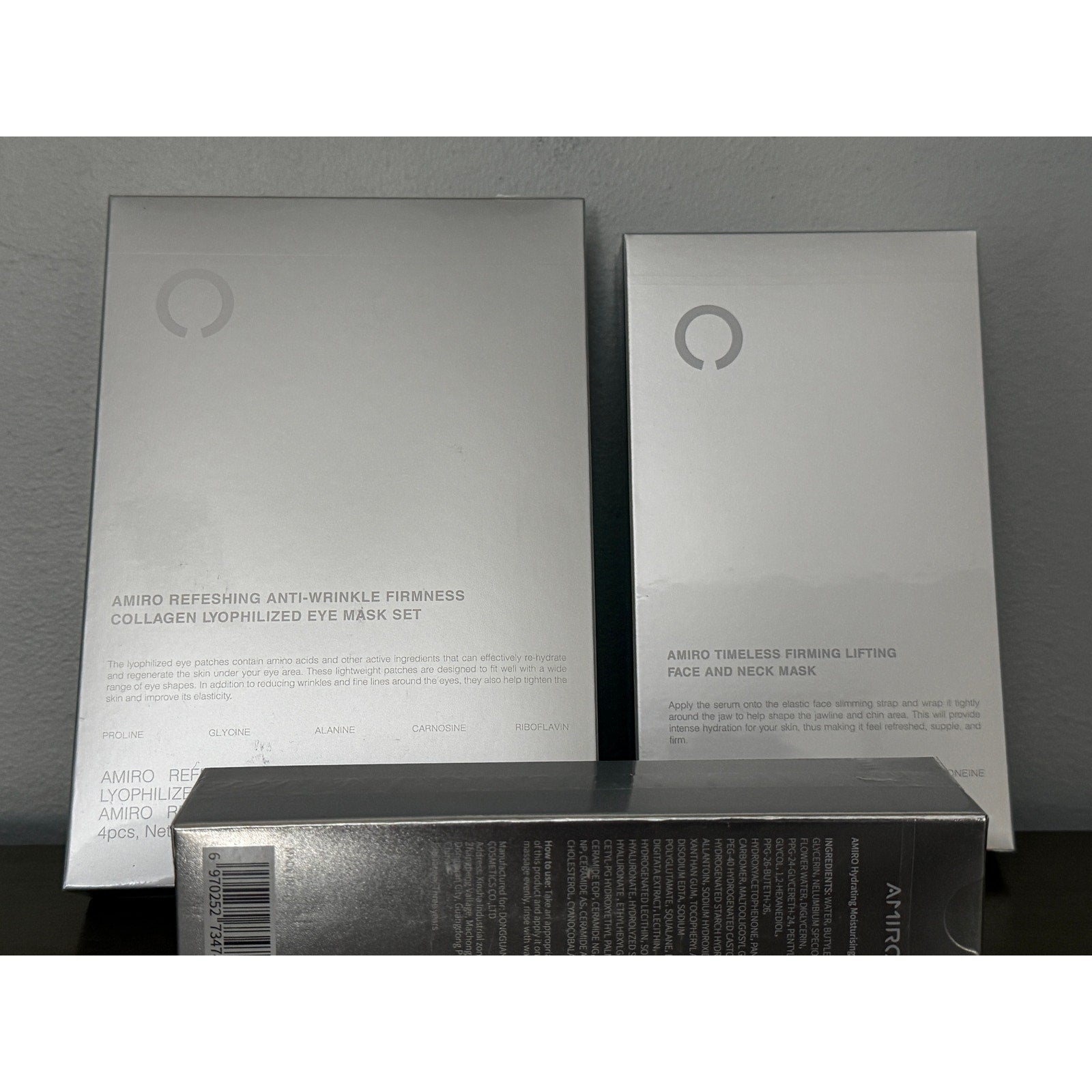 AMIRO R3 Turbo Partner Kit includes 4 Eye Masks, 4 V‑Face Masks & 70ml Prep Gel