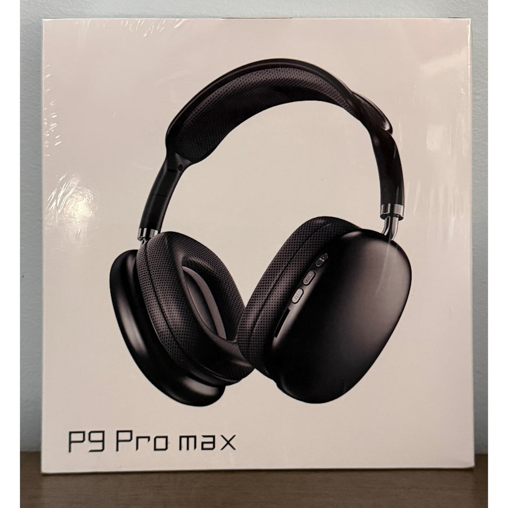 New Sealed P9 PRO MAX Headphones Noise Cancelling Bluetooth Earphones BLACK