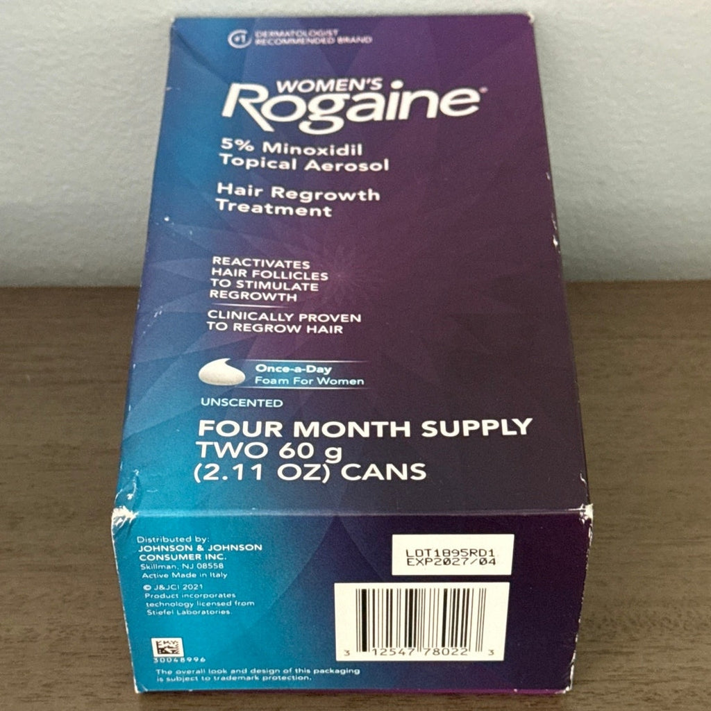 Women’s Hair Regrowth Treatment Foam 4 Month Supply (2 x 2.11 oz) EXP 4/27 NIB