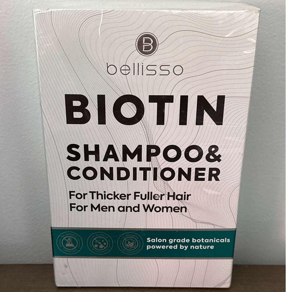 Biotin Shampoo & Conditioner Set - Sulfate & Paraben Free Treatment Men /Women