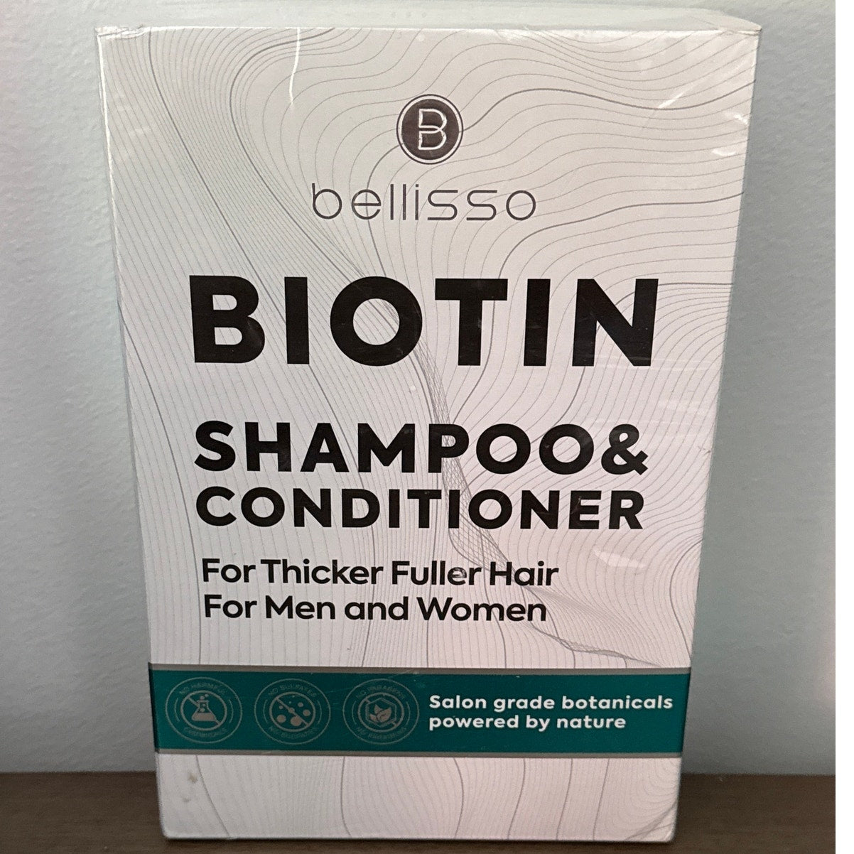 Biotin Shampoo & Conditioner Set - Sulfate & Paraben Free Treatment Men /Women