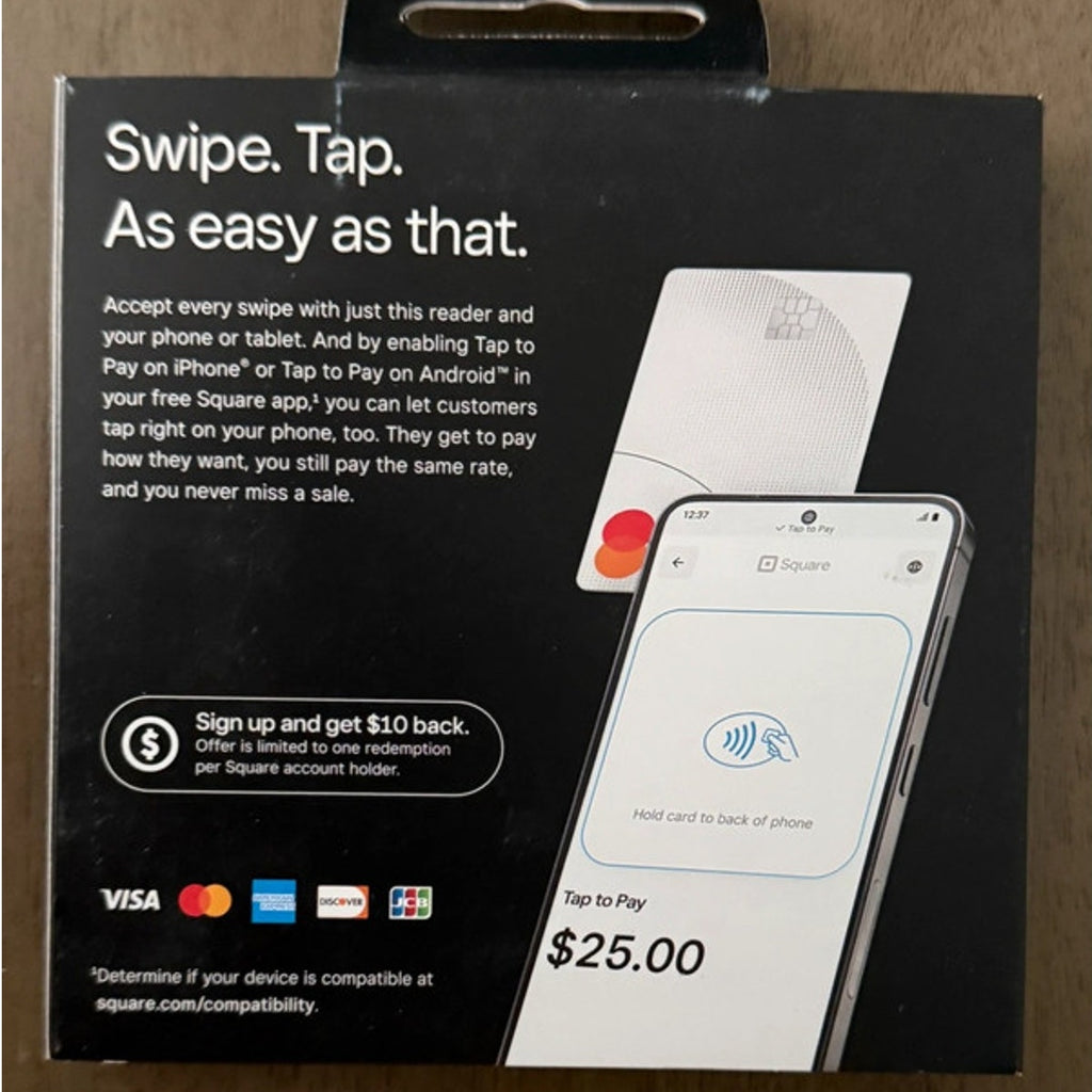 Square Reader for Magstripe Credit Card Swipe USB-C Mobile POS Brand New Box