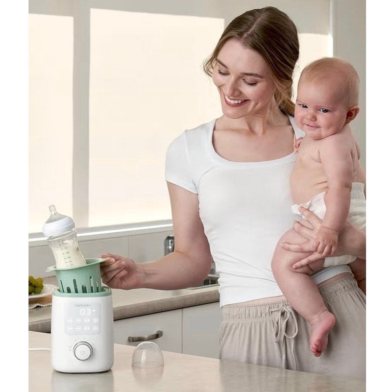 Momcozy Fast Baby Bottle Warmer for All Bottles Breastmilk Timer & Auto Shut-Off