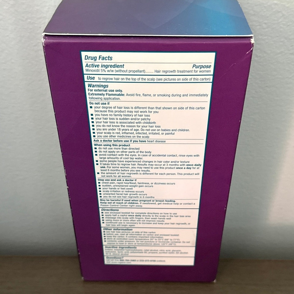 Women’s Hair Regrowth Treatment Foam 4 Month Supply (2 x 2.11 oz) EXP 4/27 NIB