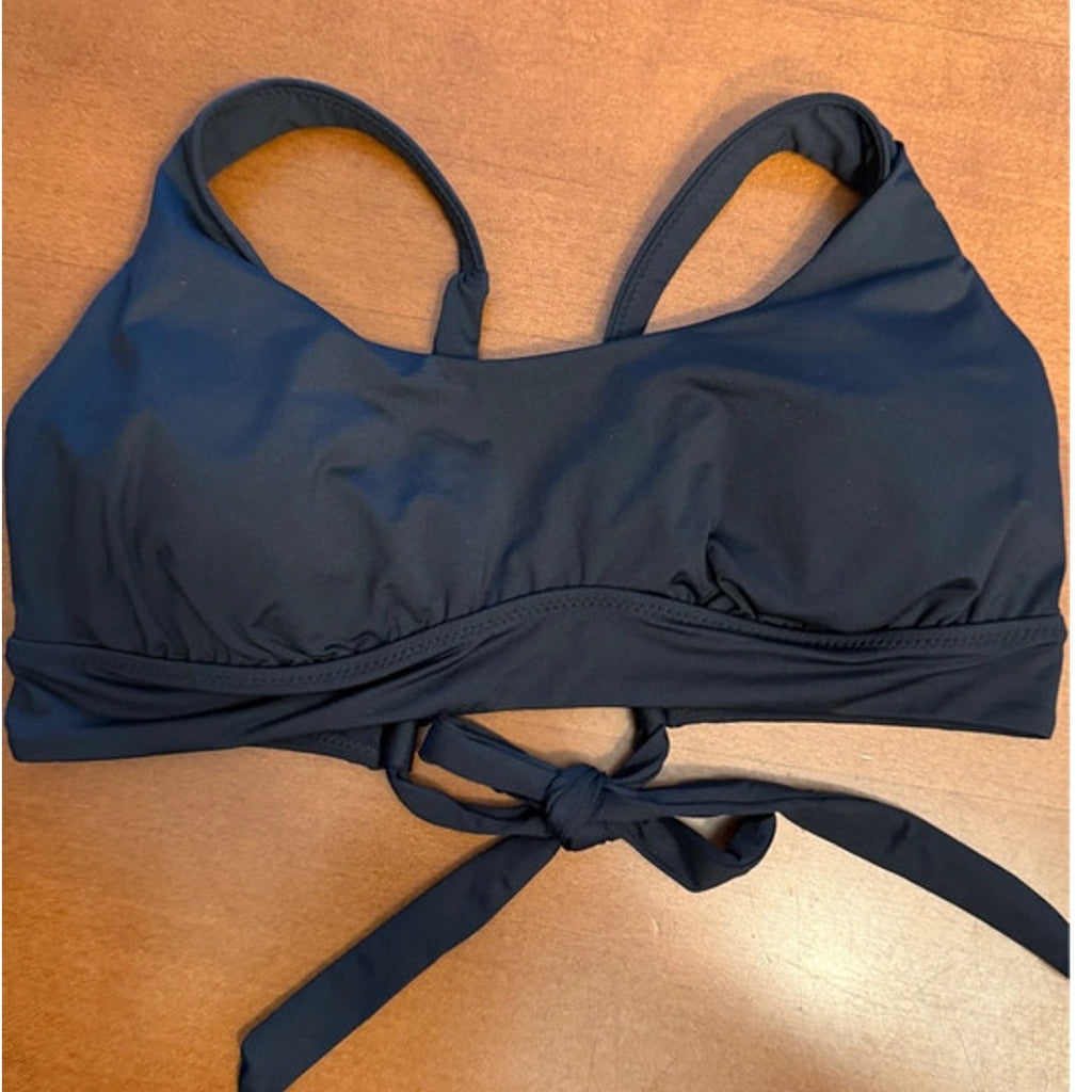 Women's prAna Mallorca Swim Bikini Top Black Size Small & 1 Sz Medium
