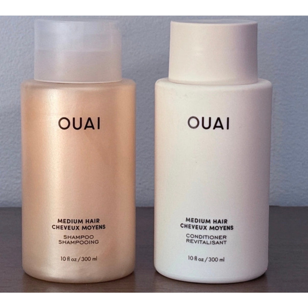 OUAI Shampoo & Conditioner Set Medium Hair 10oz Duo Brand New Factory Sealed