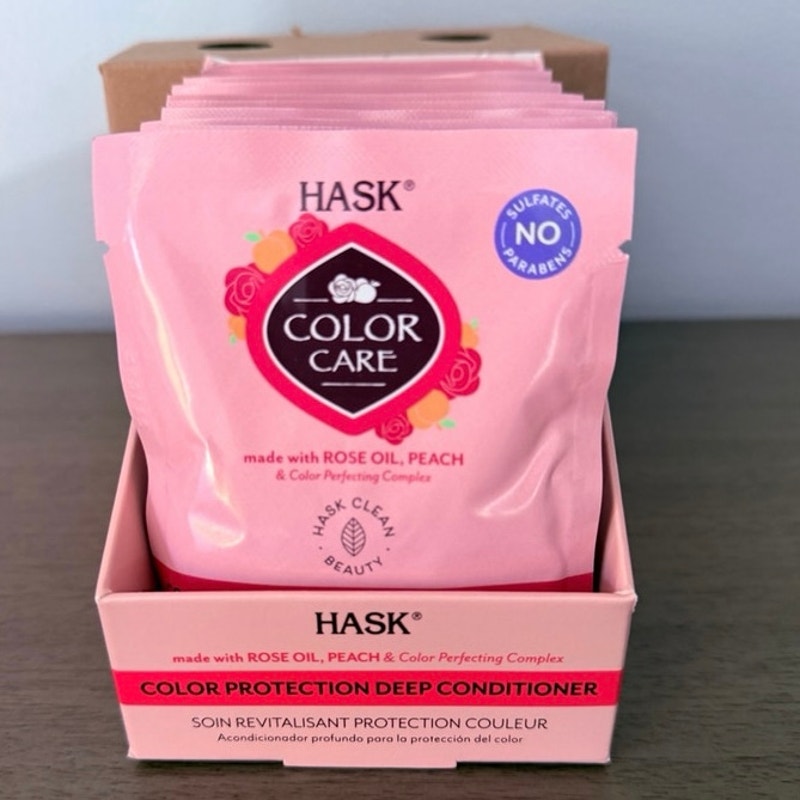 Hask Color Care Protection Deep Conditioner Treatment Maintain Color 12 packs