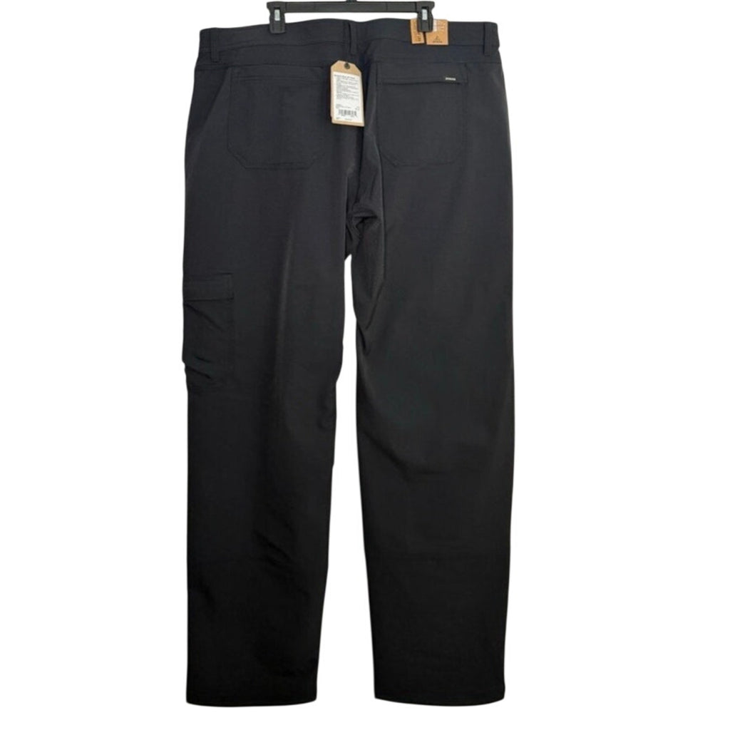 prAna Stretch Zion AT Technical Pants Standard Fit Black Mens Sz 42x32 NWT $135