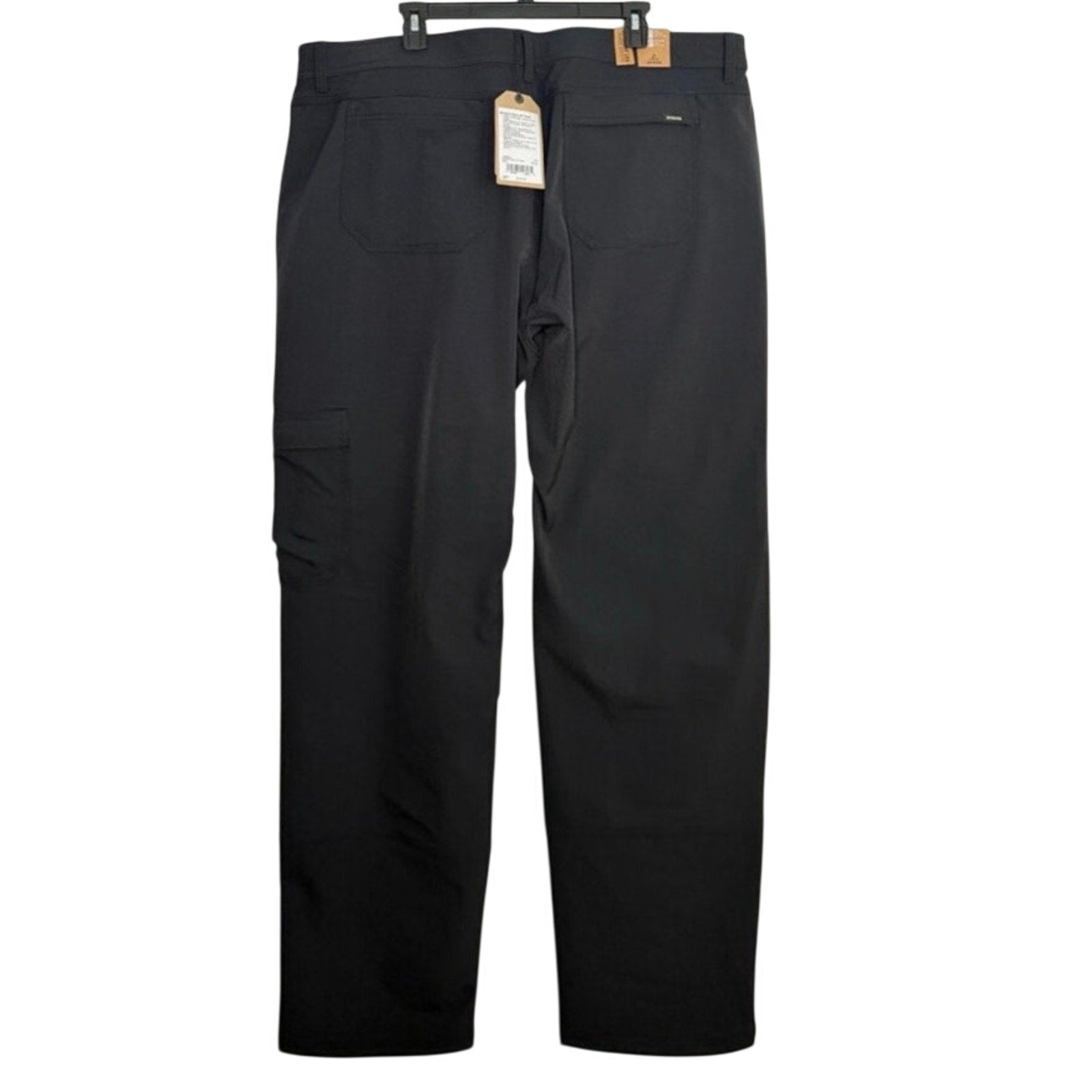 prAna Stretch Zion AT Technical Pants Standard Fit Black Mens Sz 42x32 NWT $135