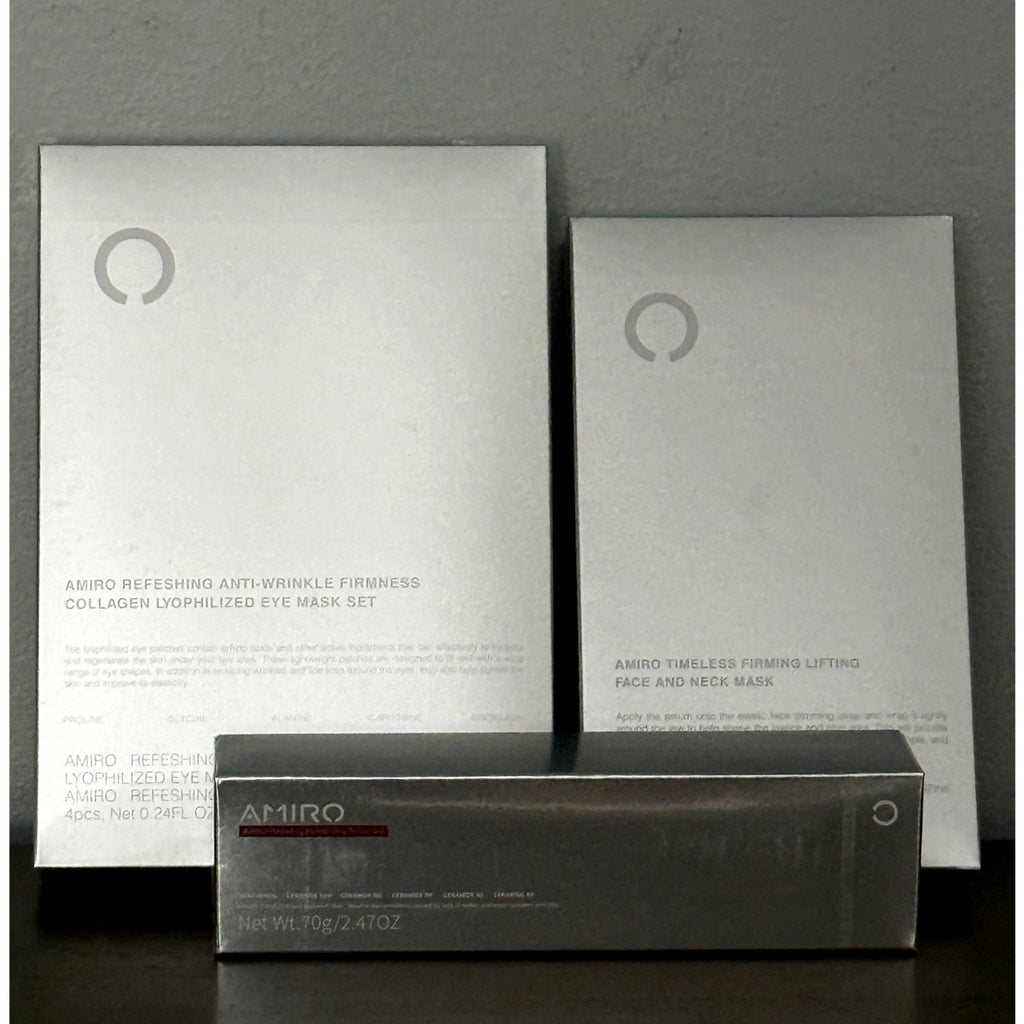 AMIRO R3 Turbo Partner Kit includes 4 Eye Masks, 4 V‑Face Masks & 70ml Prep Gel