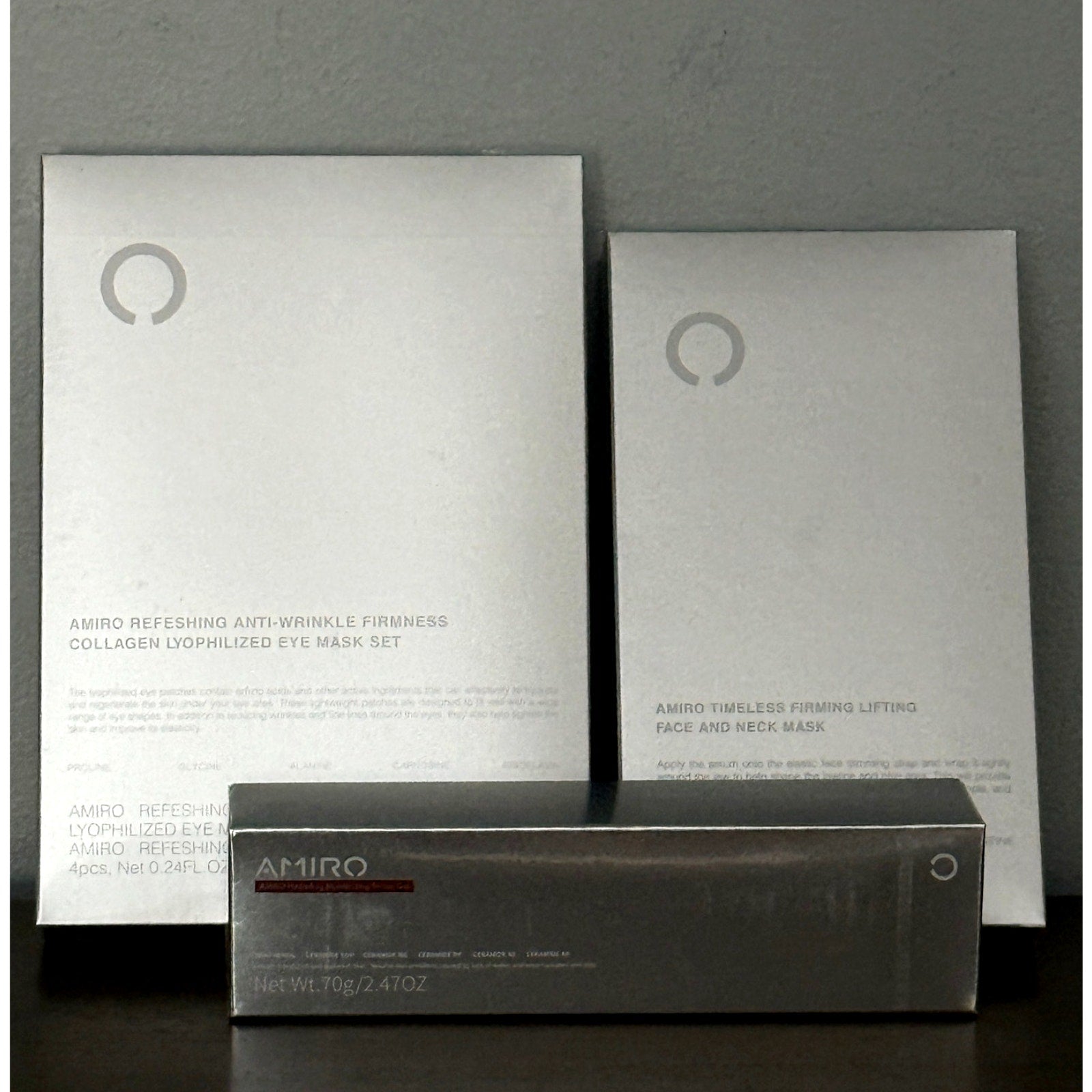 AMIRO R3 Turbo Partner Kit includes 4 Eye Masks, 4 V‑Face Masks & 70ml Prep Gel