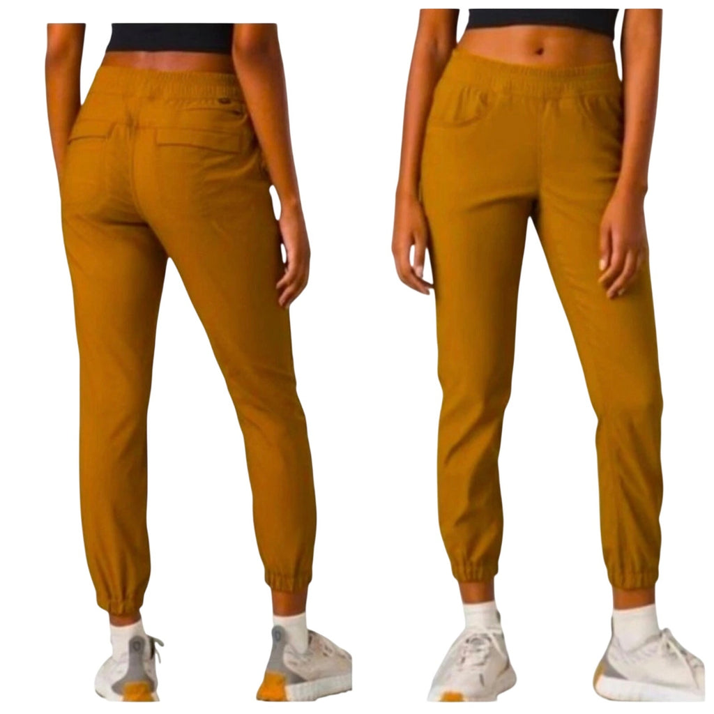 Women's PrAna Halle E‑Waist Jogger II – Antique Bronze /Tumeric - Size 2 NWT