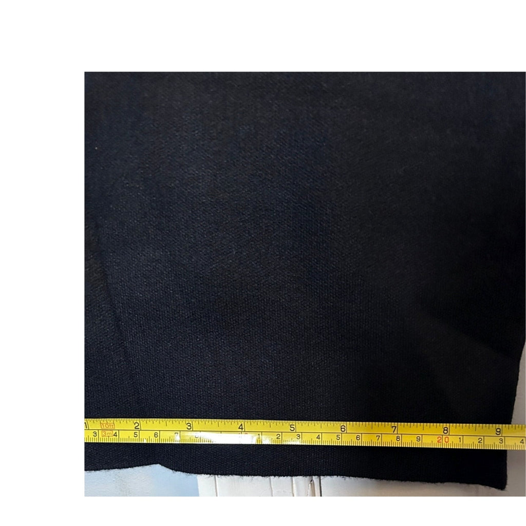 New Monrow Sweater Knit Bootcut Black Pant Feature Ankle Accent Slits Sz XS NWT