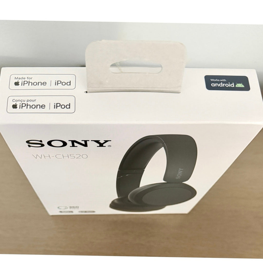 Sony WH-CH520 Wireless Bluetooth On-Ear Headphones Black New Sealed AUTHENTIC