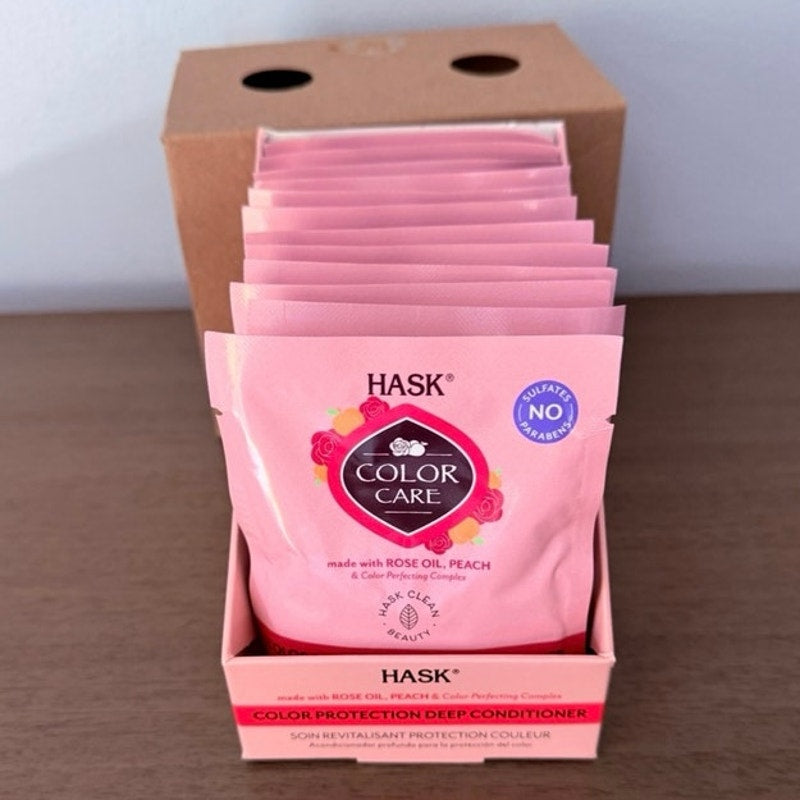 Hask Color Care Protection Deep Conditioner Treatment Maintain Color 12 packs