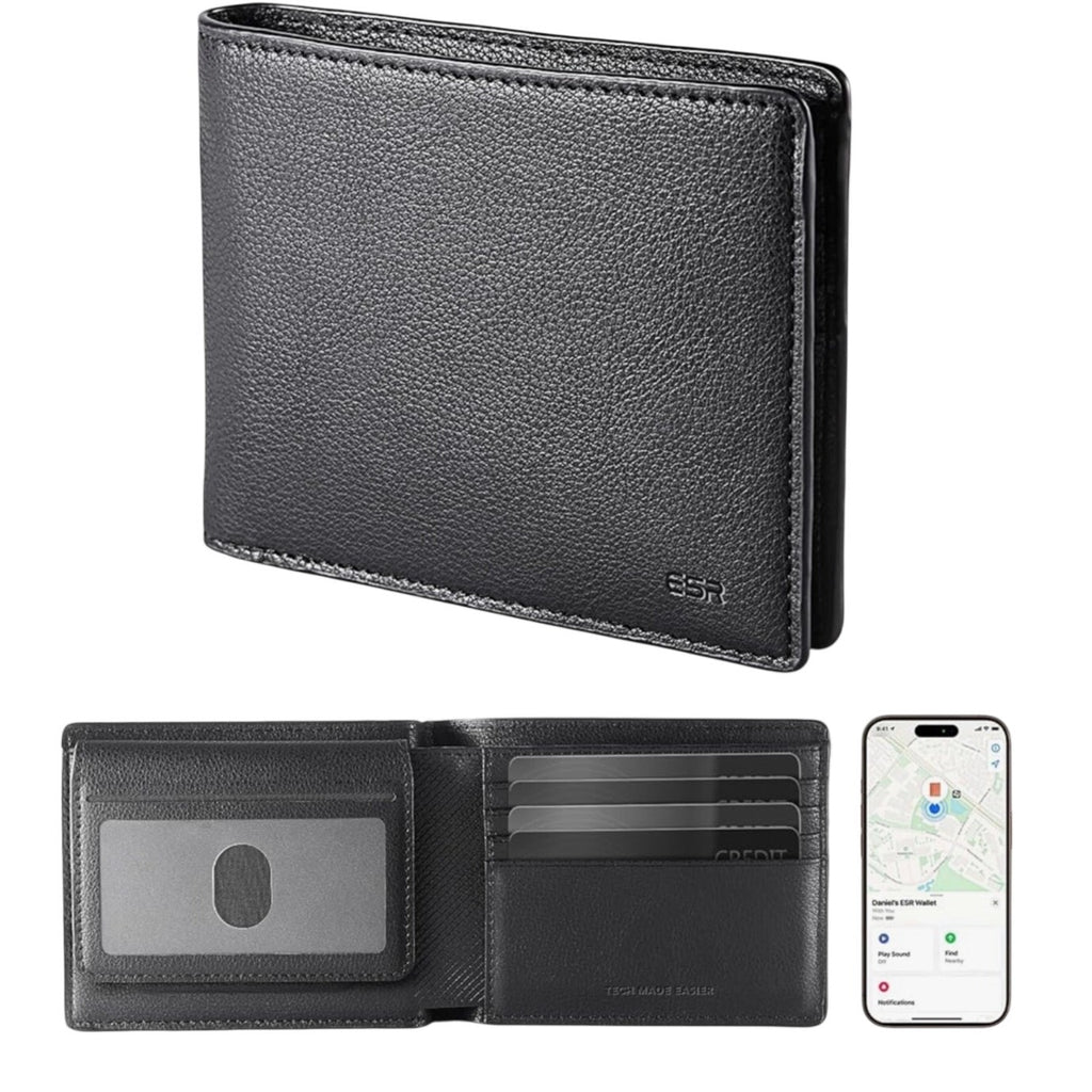 ESR Geo Wallet with Find My, RFID Blocking, GPS Wallet for Men, Wallet Tracker