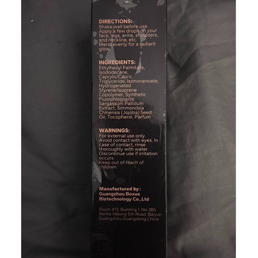 Sexy Silky Golden Brown Body Shimmer Oil Glow Radiant Hydrating Skin 4.1 oz NEW