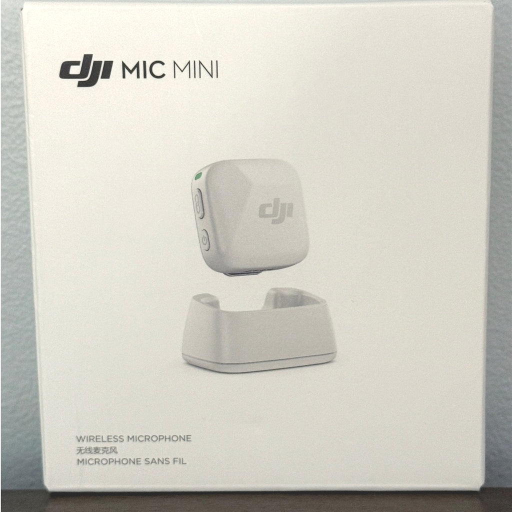 DJI Mic Mini Transmitter Ultralight, Wireless Microphone for Creators White NEW