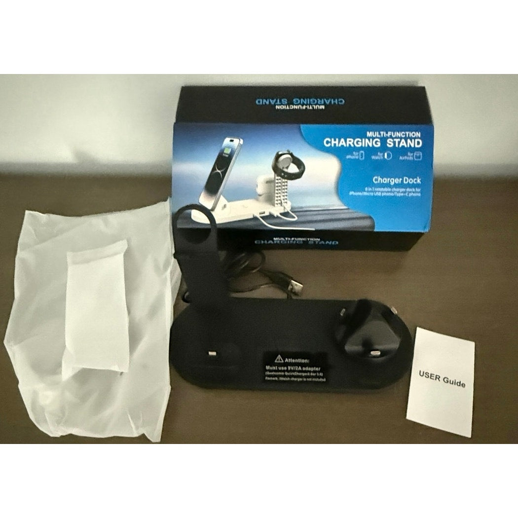 3 in 1 Wireless Charger Charging Stand Station Phone, Smart Watch, Air pods READ