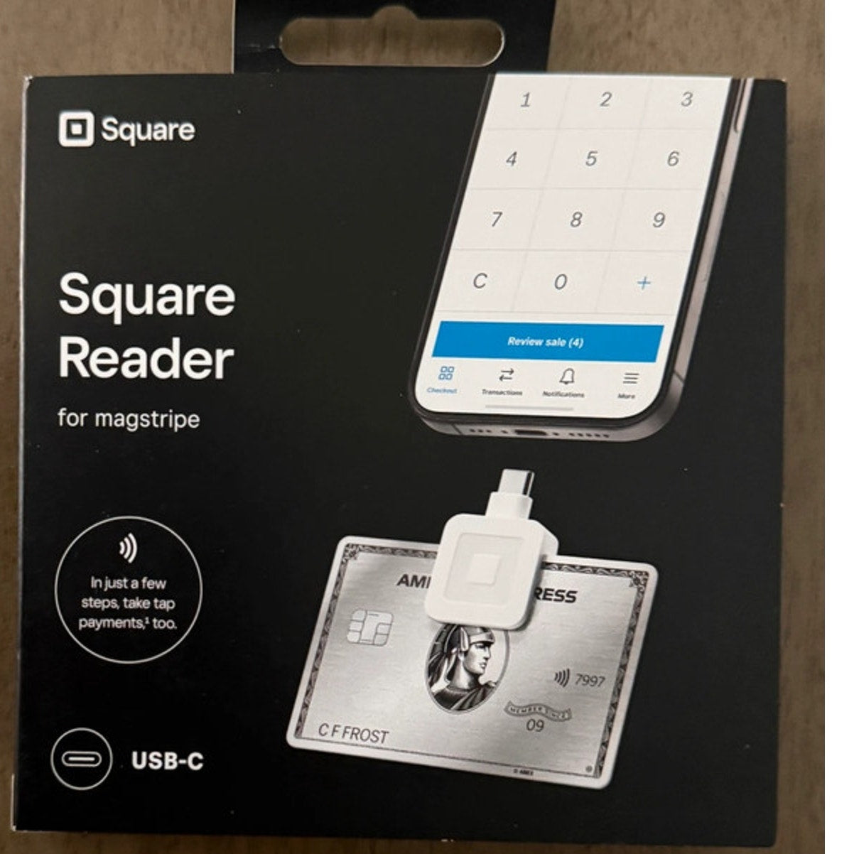 Square Reader for Magstripe Credit Card Swipe USB-C Mobile POS Brand New Box